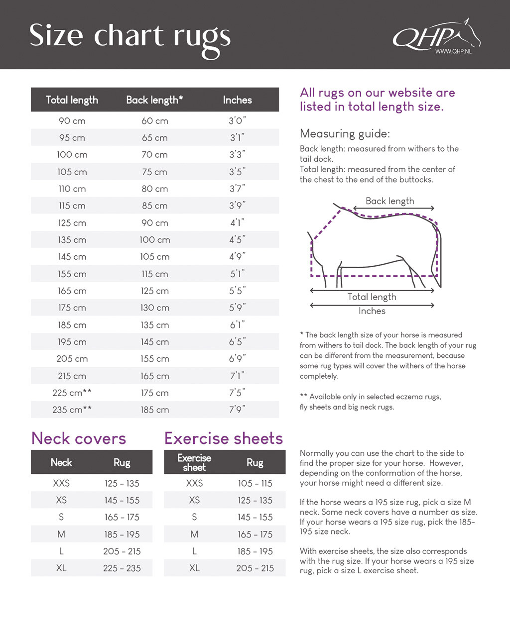 Exercise sheet 1200D turnout collection fleece