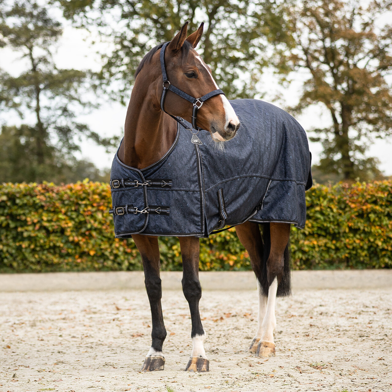 Turnout rug 1200D collection fleece lining