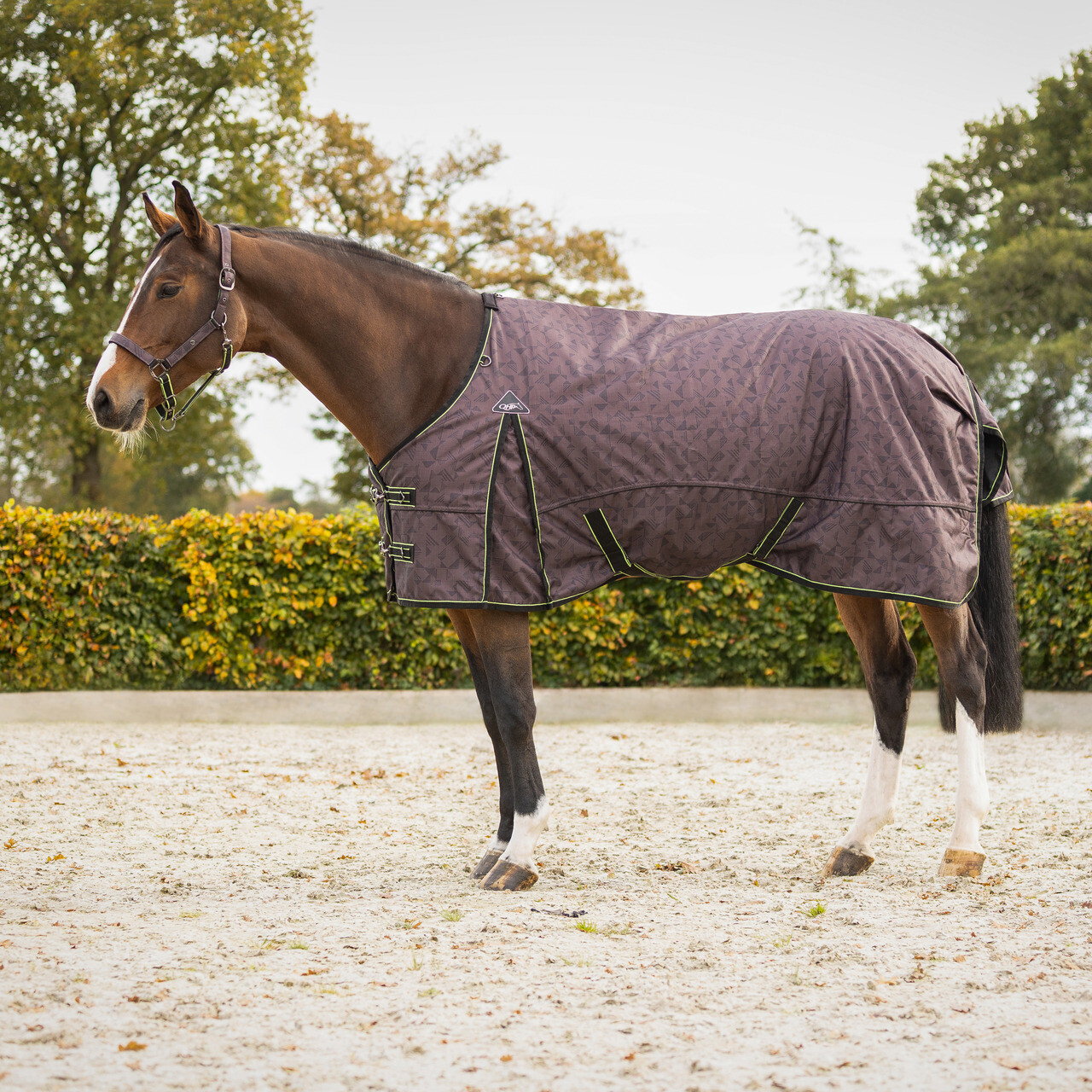Turnout rug 1200D collection fleece lining