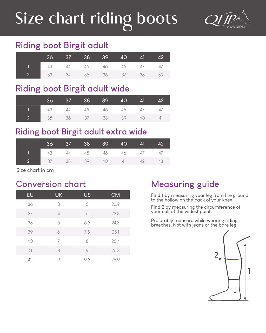 Riding boot Birgit Adult