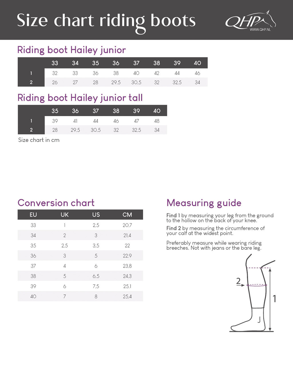 Riding boot Hailey Junior