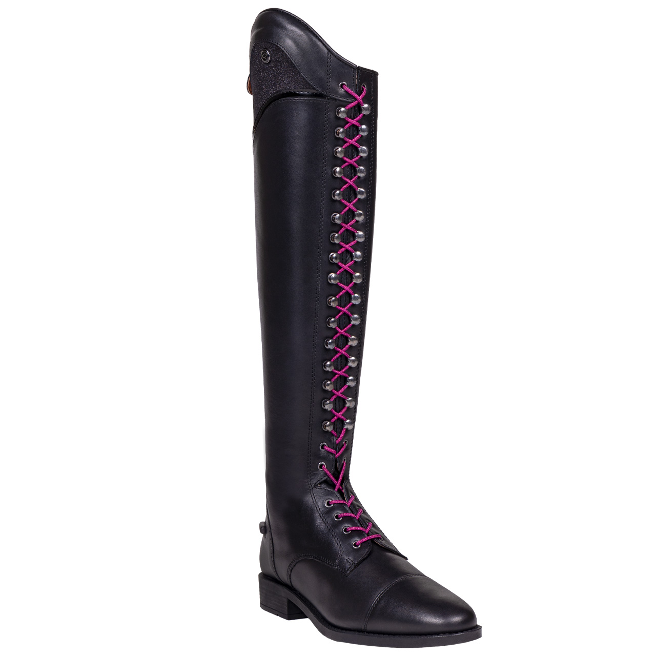 Elasticized laces glitter extra long