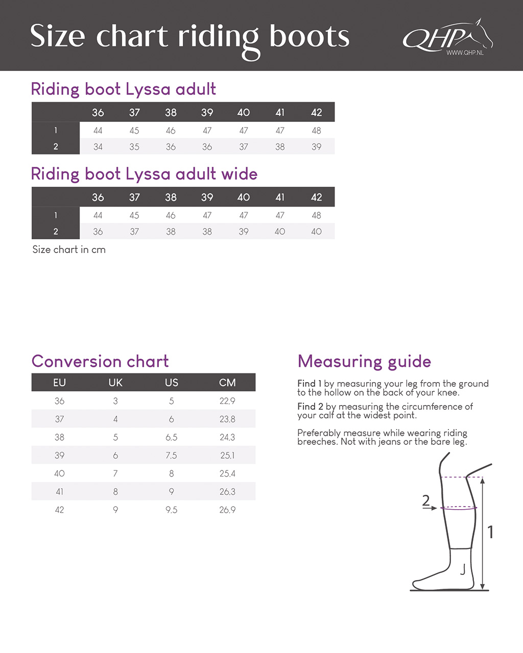 Riding boot Lyssa Adult wide