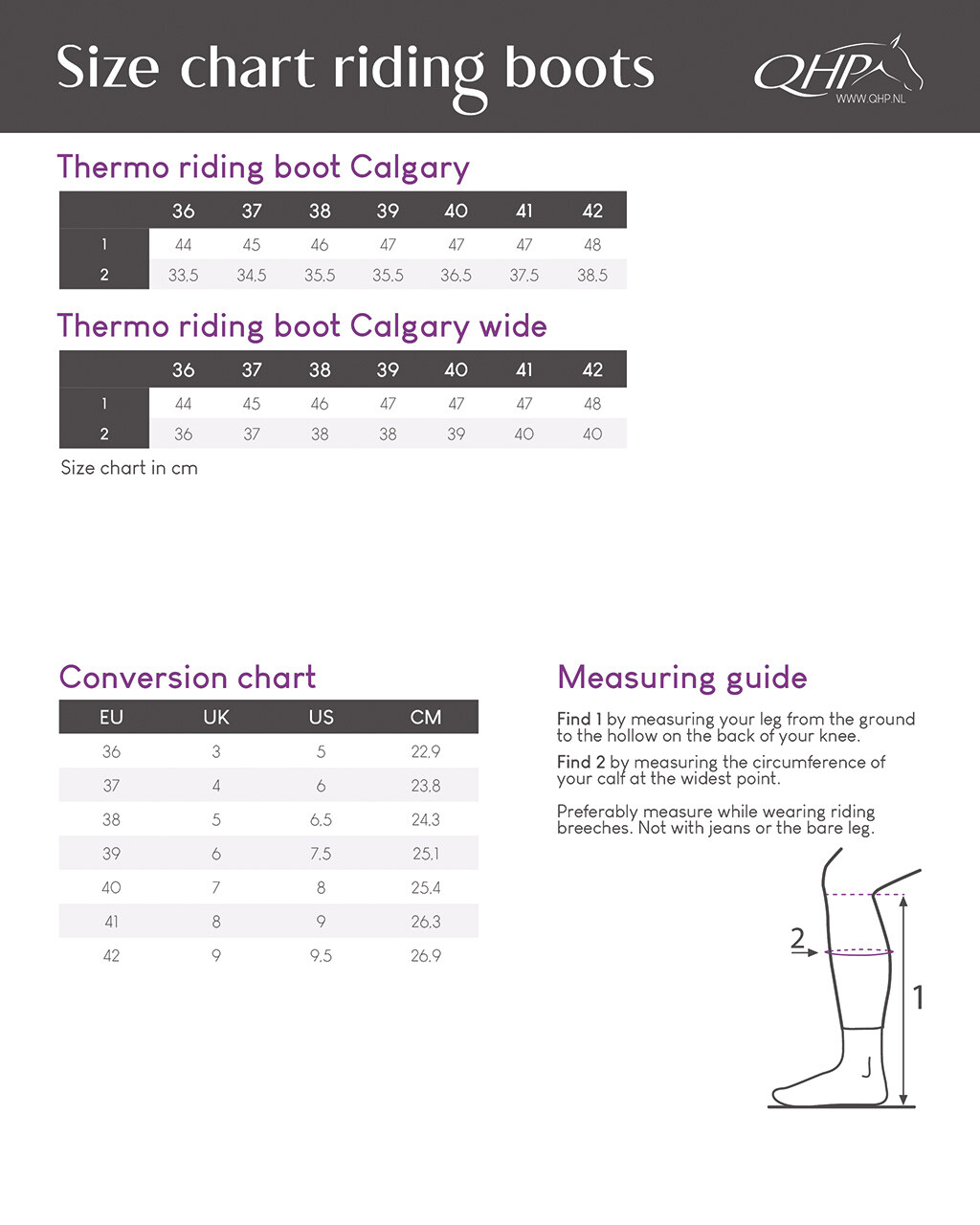 Thermo riding boot Calgary Adult wide