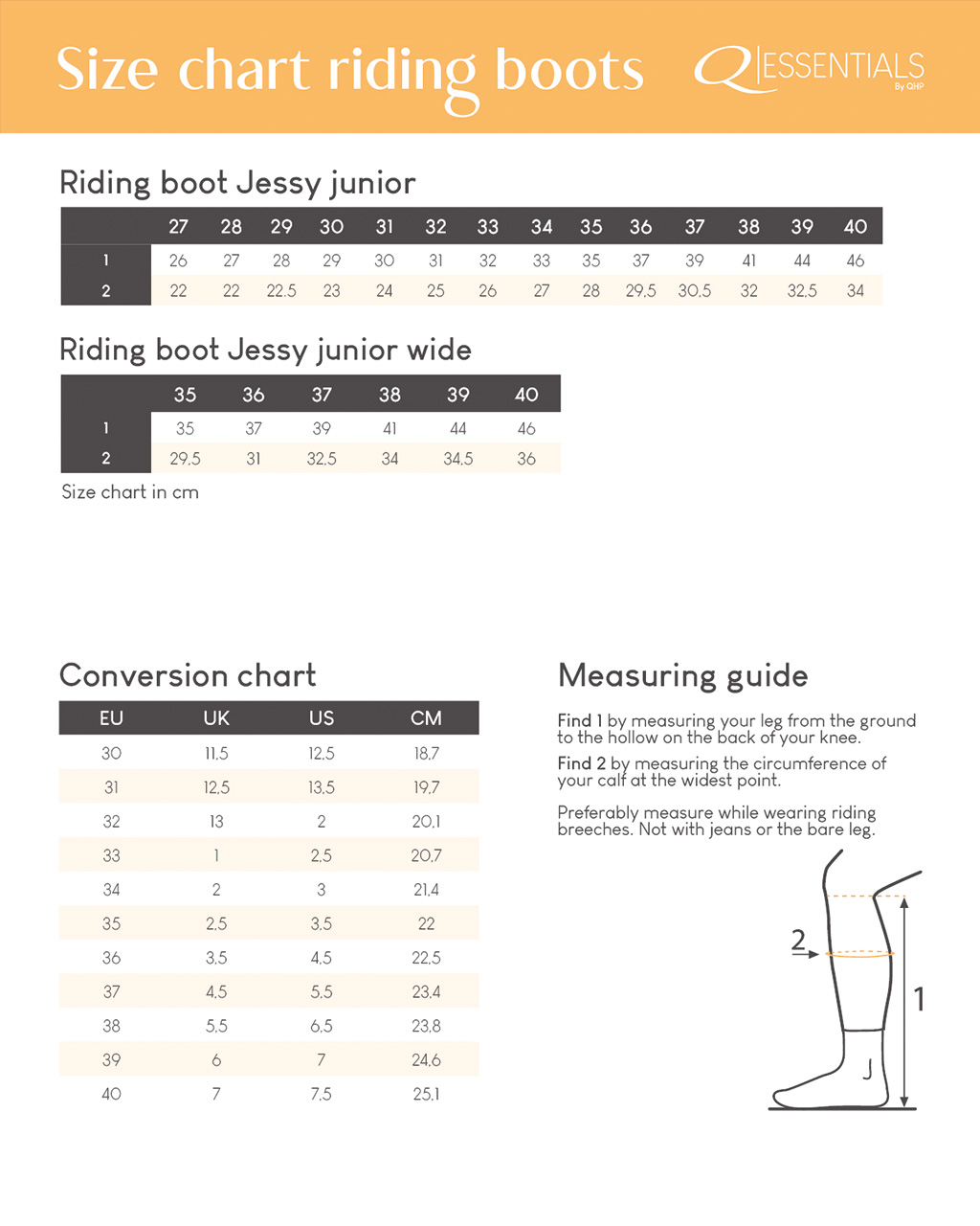 Riding boot Jessy Junior wide