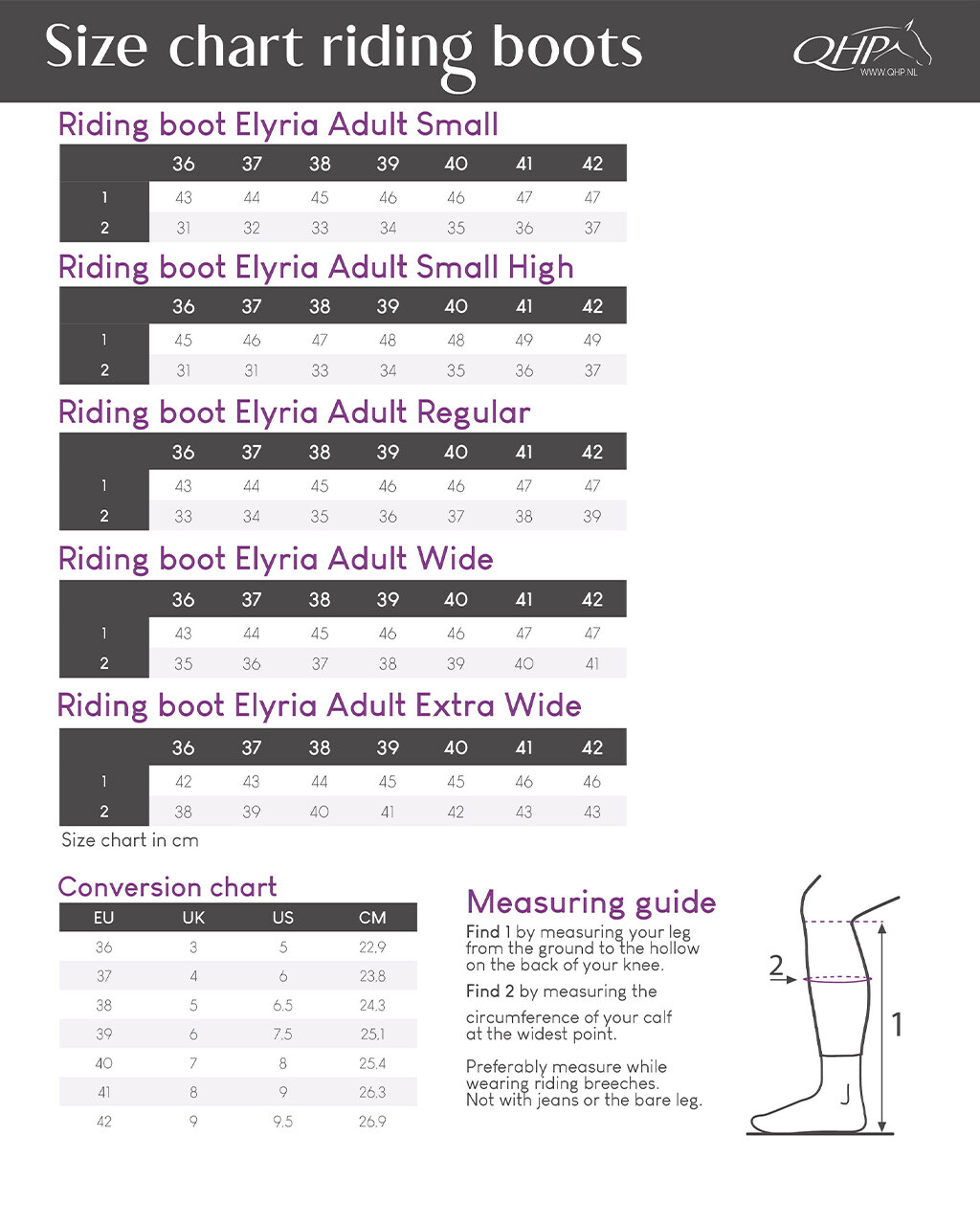 Riding boot Elyria Adult wide