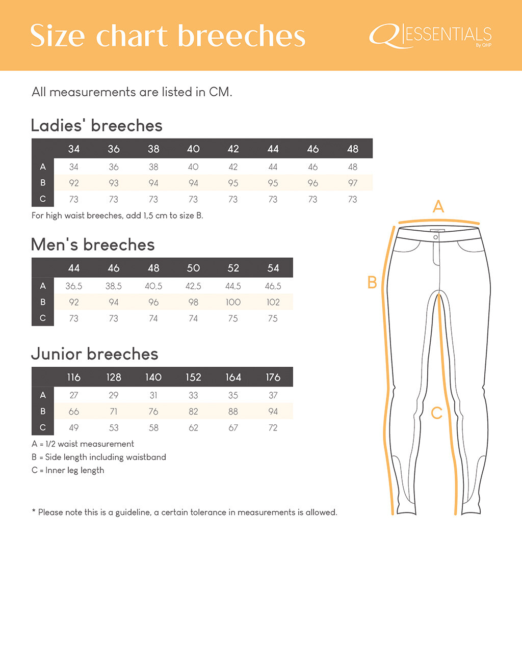 Breeches Adult