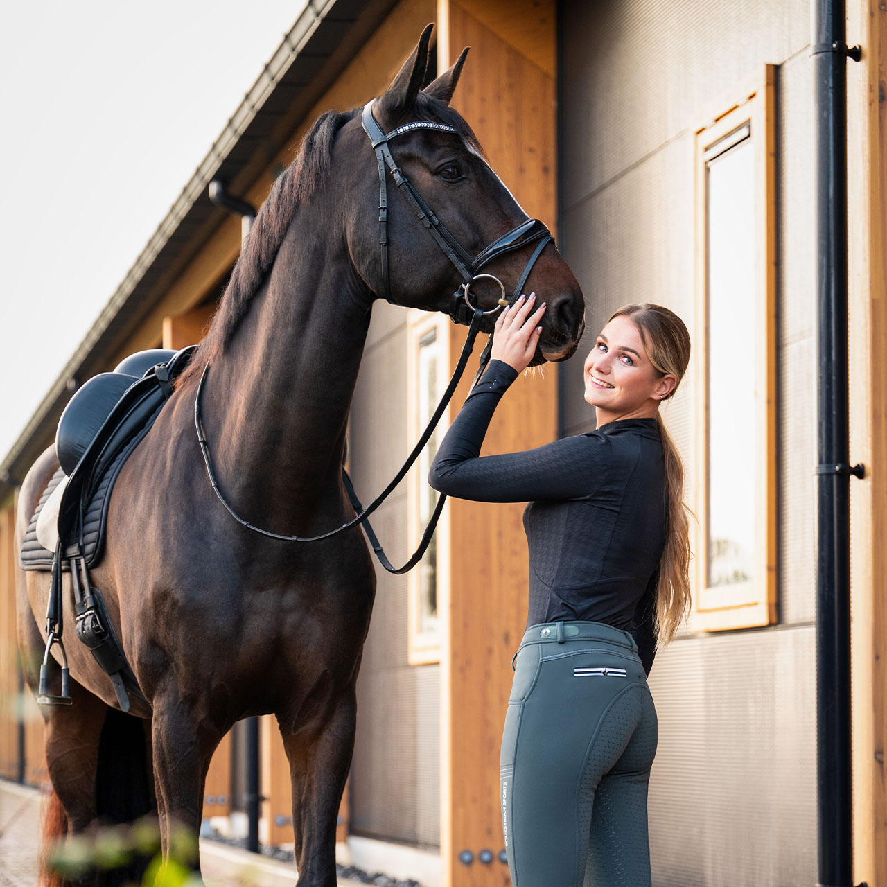 Breeches softshell Emma full grip