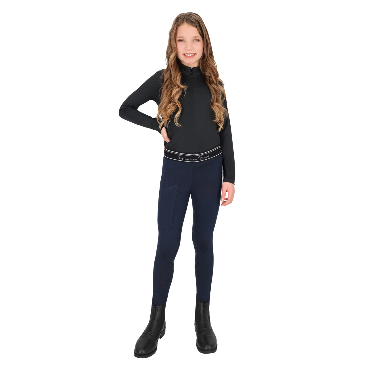 Riding tights Eden Junior full grip