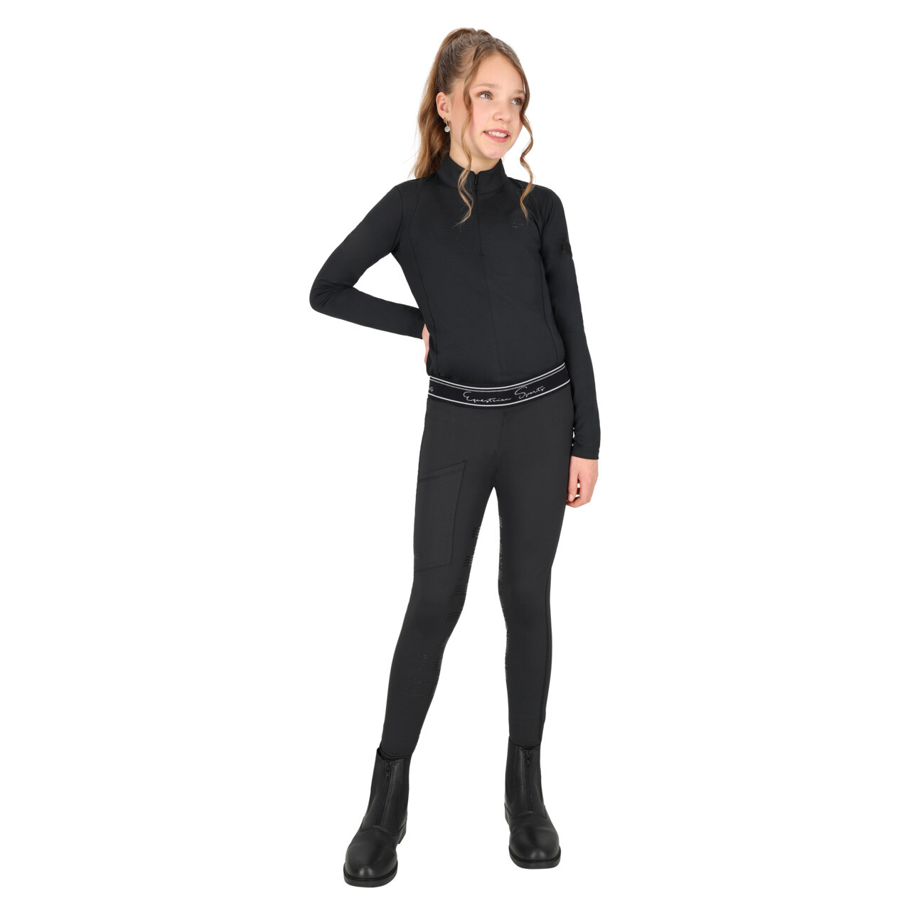 Riding tights Eden Junior full grip