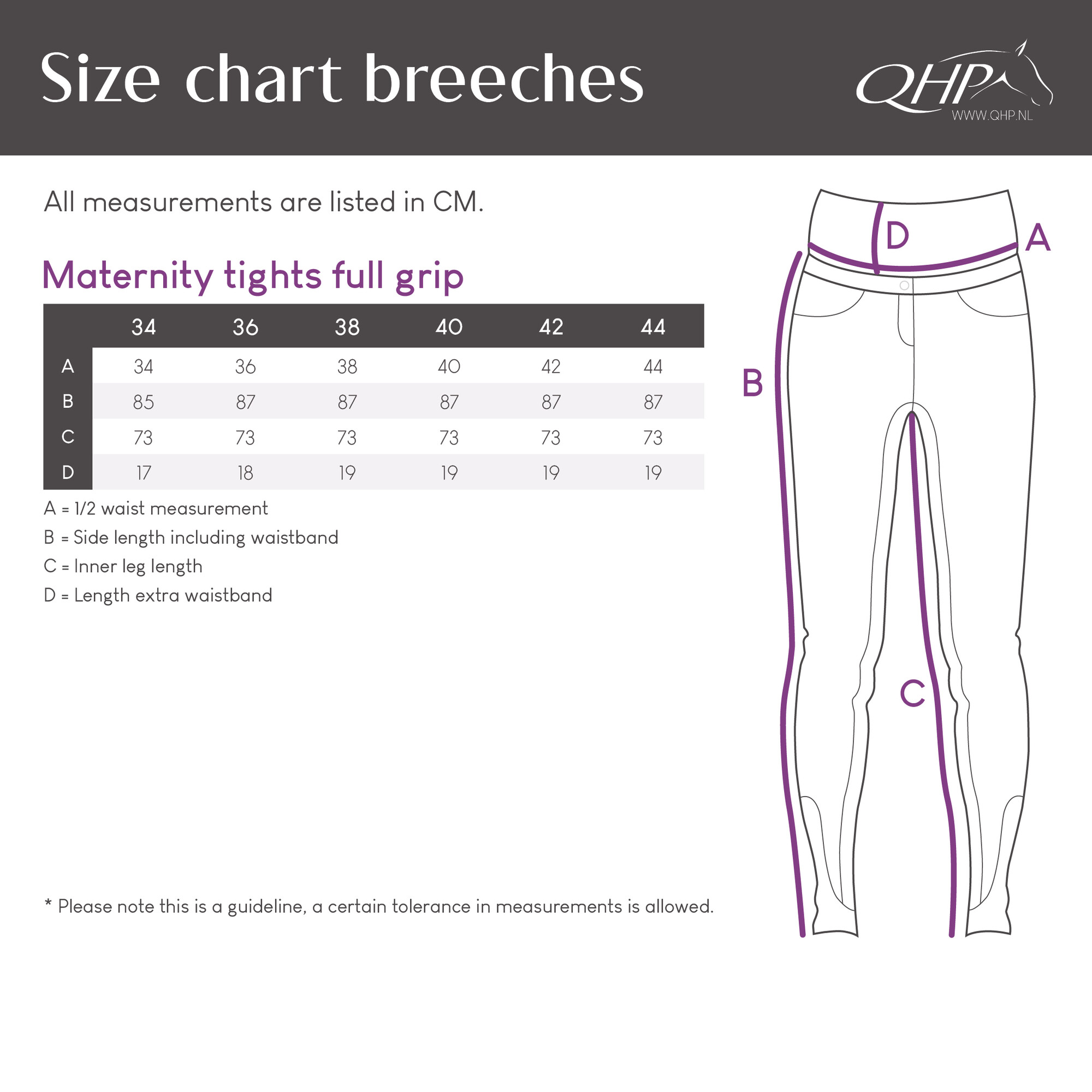Maternity tights full grip