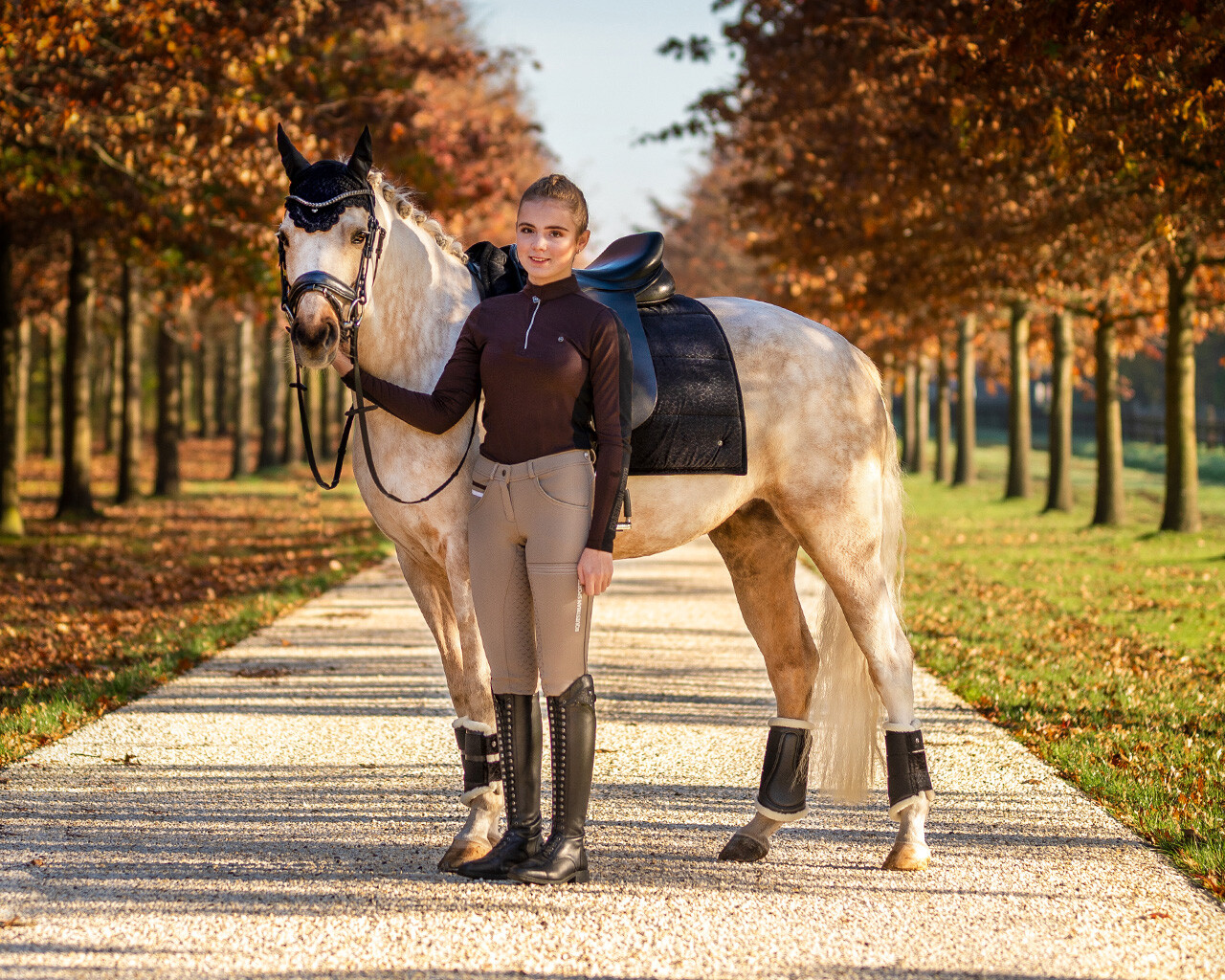 Breeches softshell Emma Junior full grip