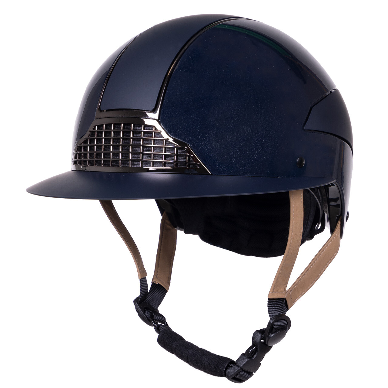Bezpečnostní helma Miami Polo s navy modrým štítkem