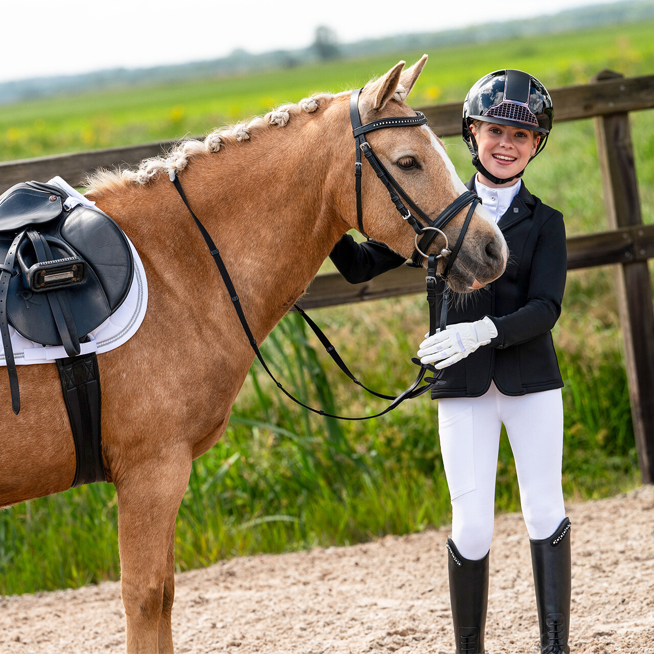 Riding tights Eden Junior Competition full grip