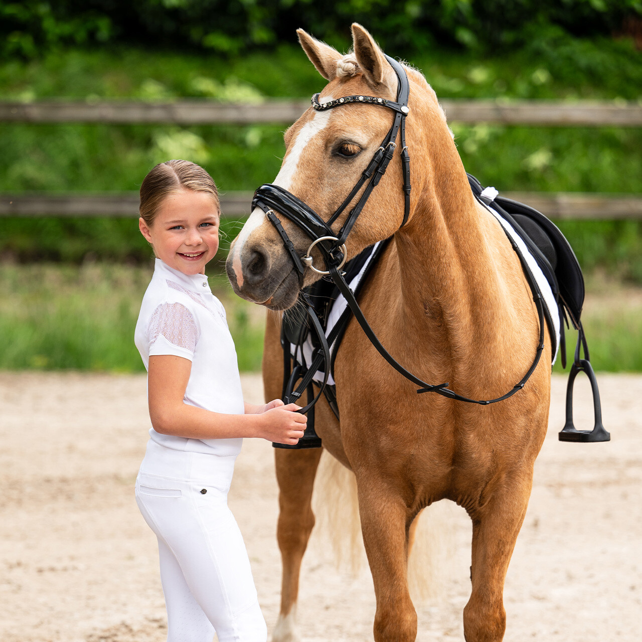 Riding tights Kae Junior leg grip