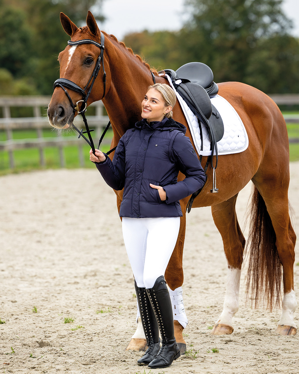 Winterjacket Rayah with detachable sleeves