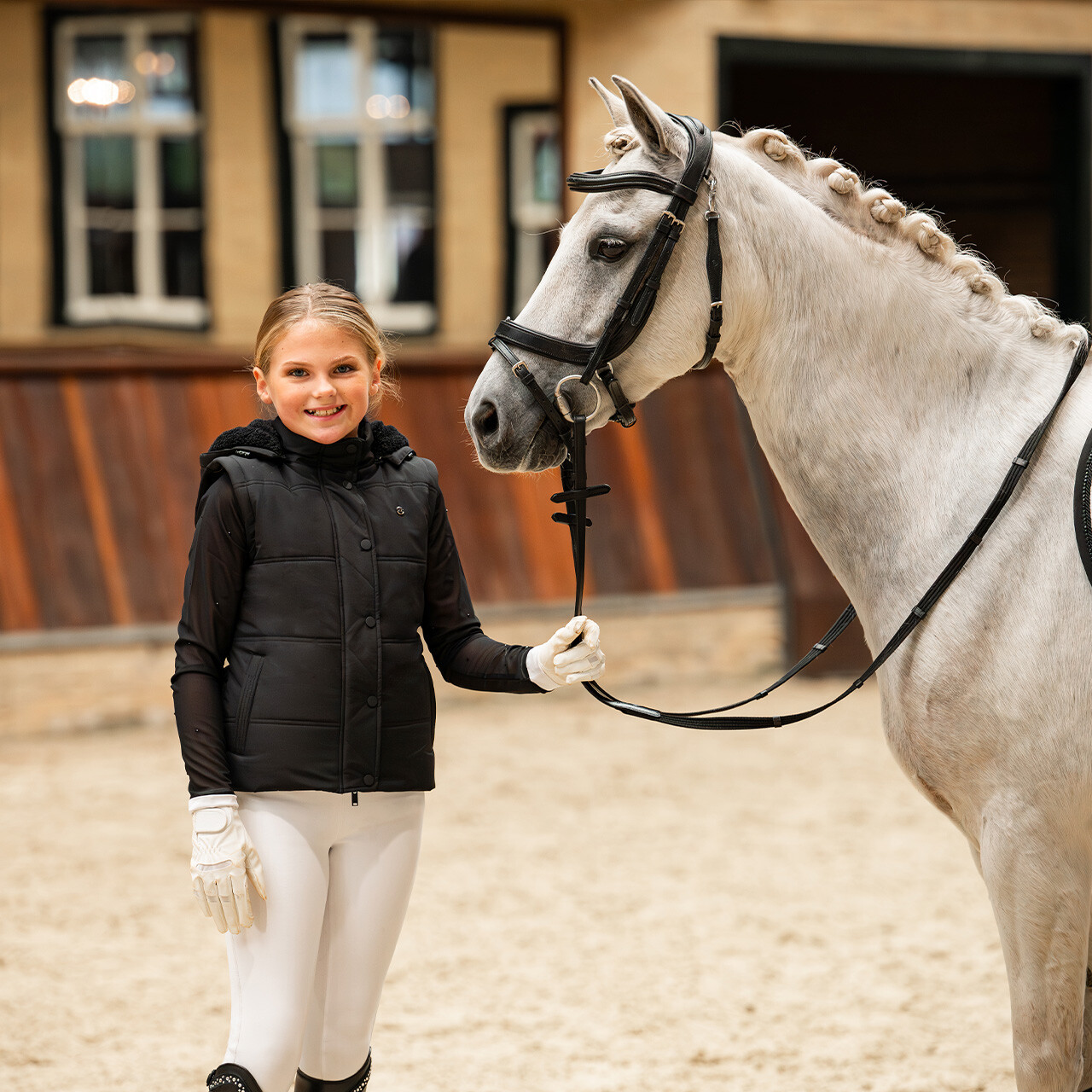 Winter jacket Rayah Junior with detachable sleeves