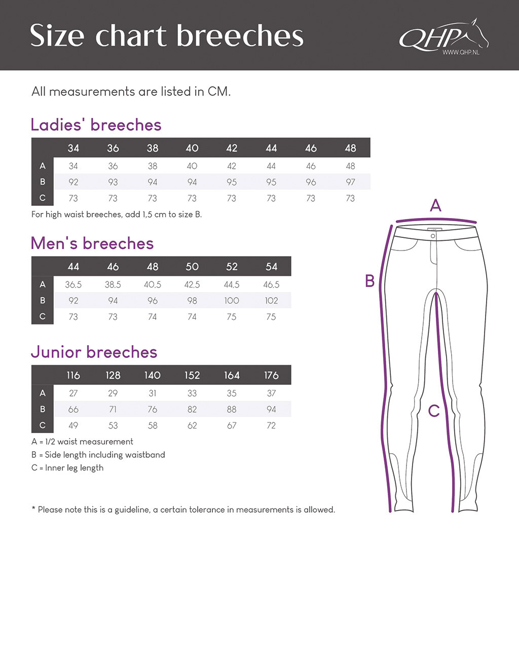 Breeches Nyomi leg grip