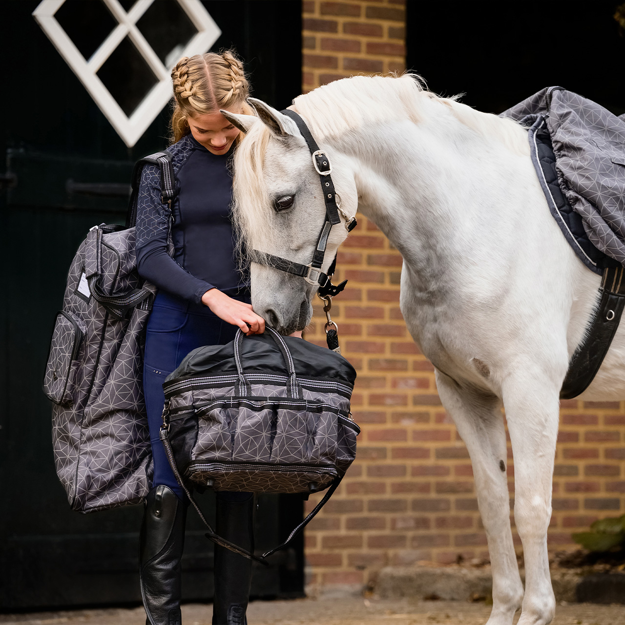 Breeches Lymee softshell Junior full grip