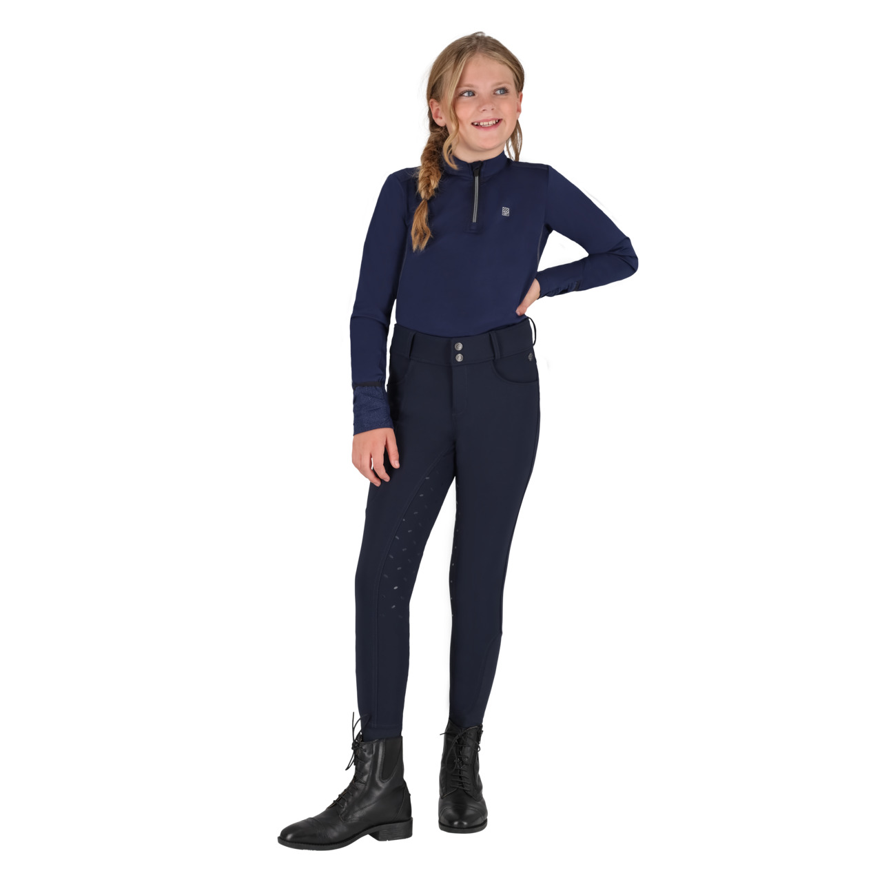 Breeches Lymee softshell Junior full grip