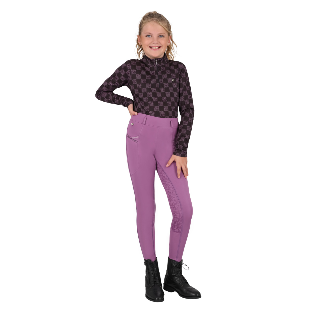 Riding tights Lize Junior full grip