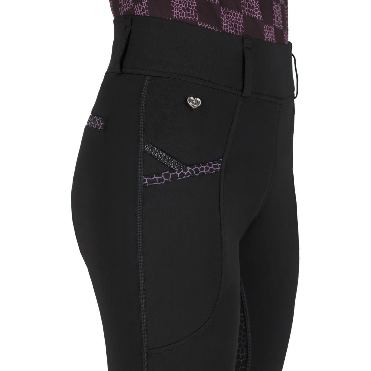 Riding tights Lize Junior full grip
