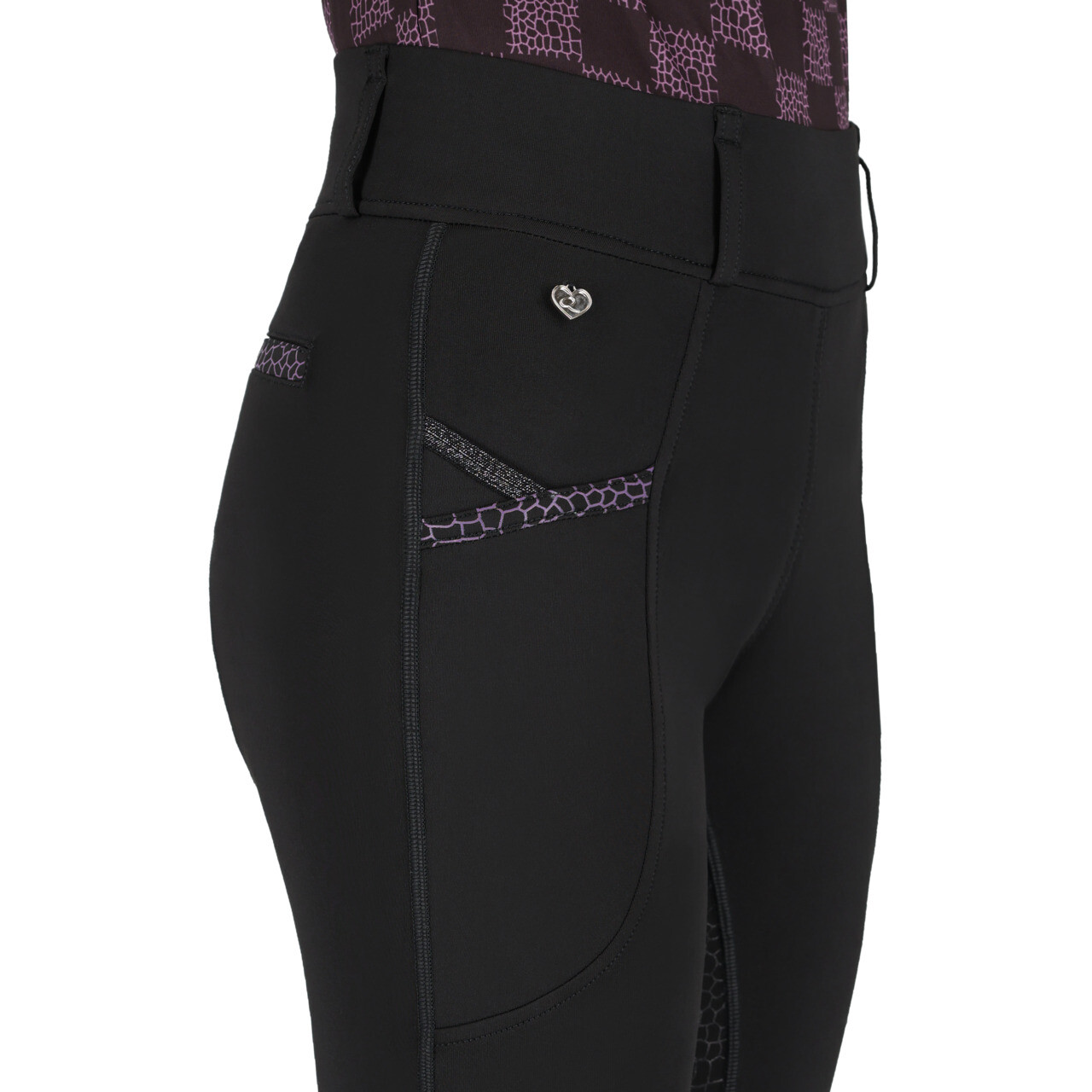 Riding tights Lize Junior full grip