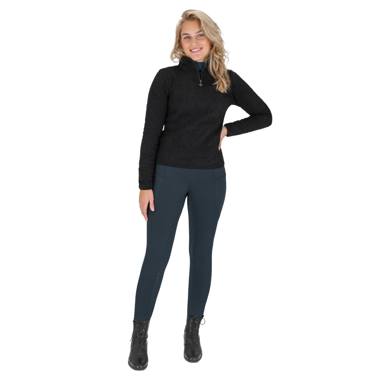 Sweater half zip Teddie