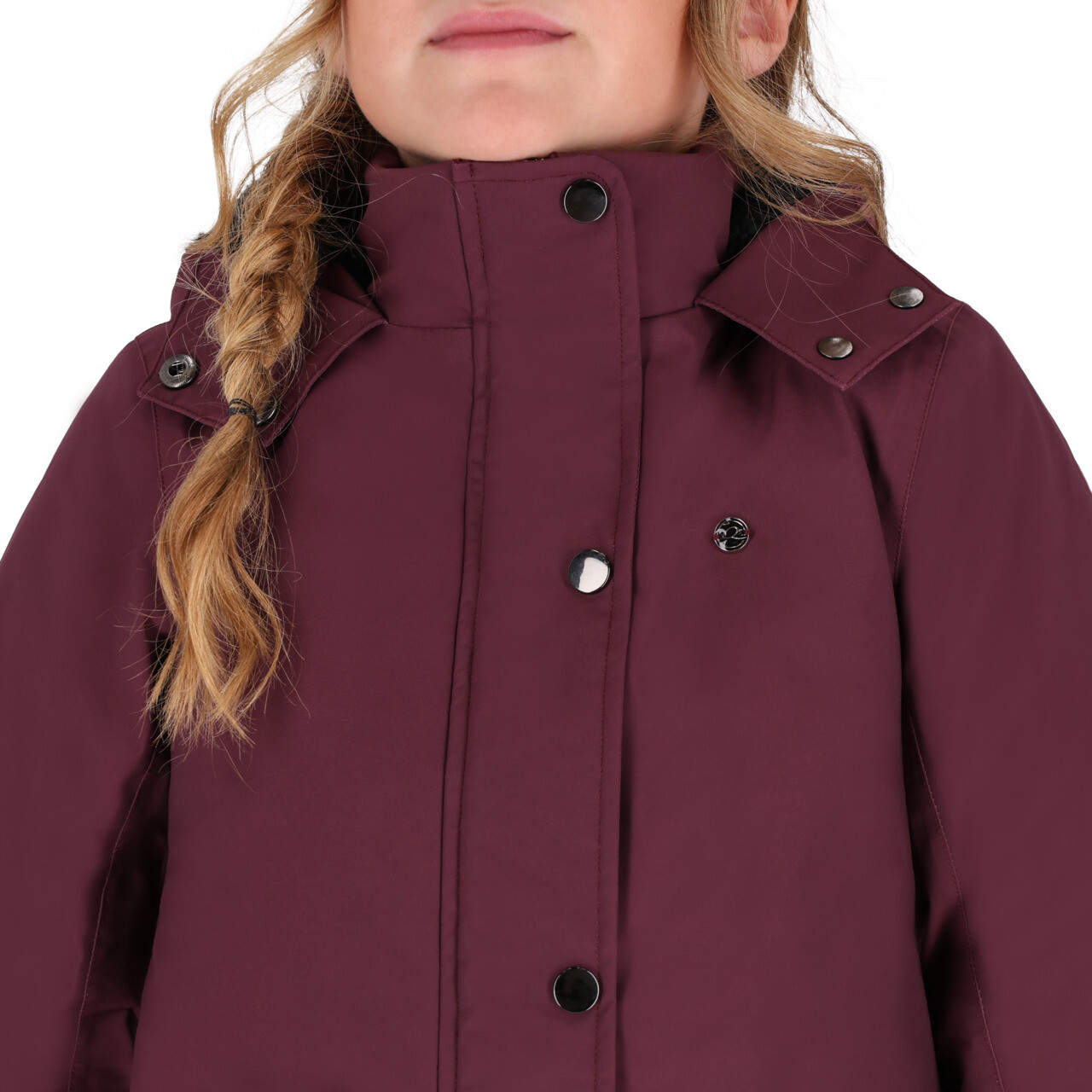 Zimní bunda Maelynn Junior vínově červená
