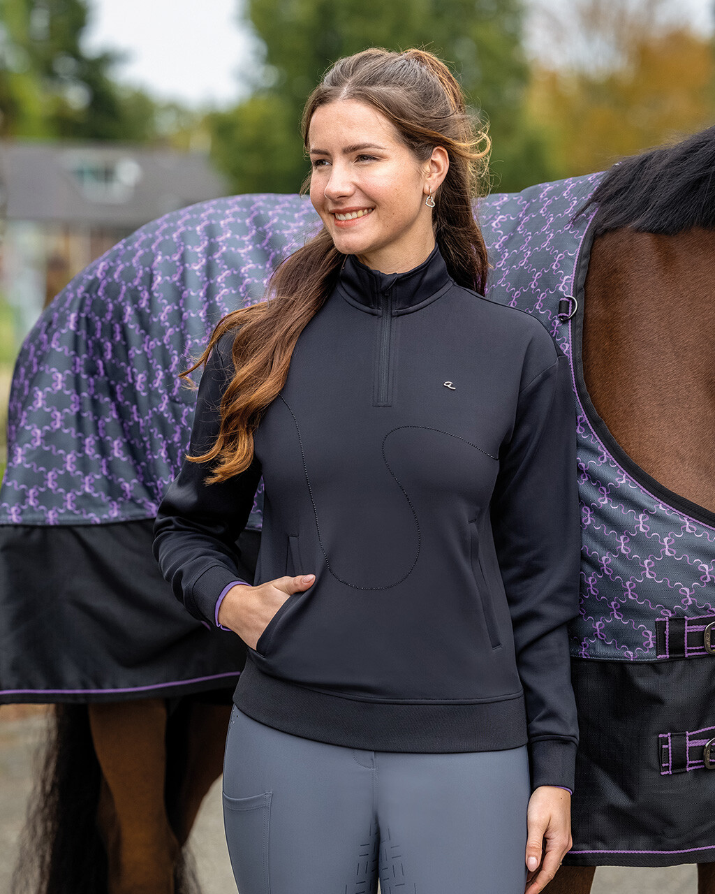 Sweater half zip Livora