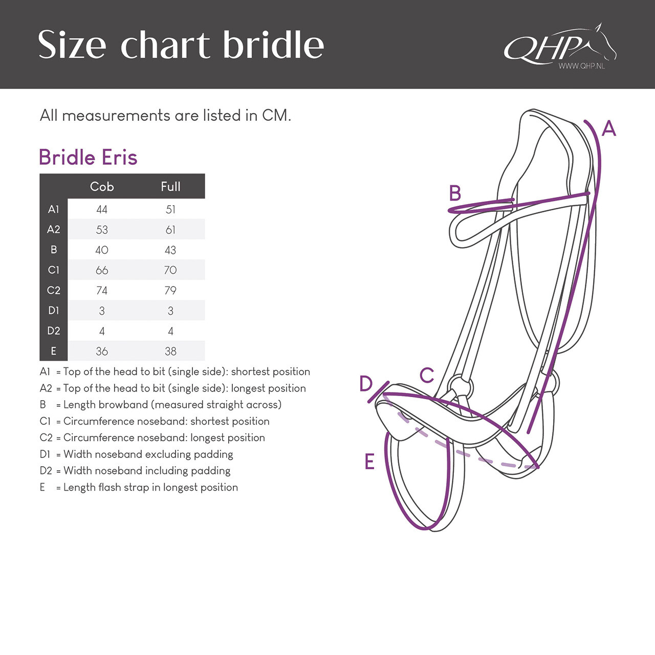 Bridle Eris incl. reins