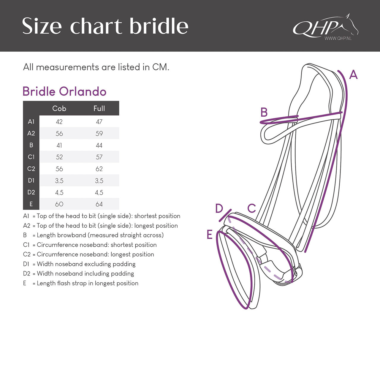 Bridle Orlando incl. reins