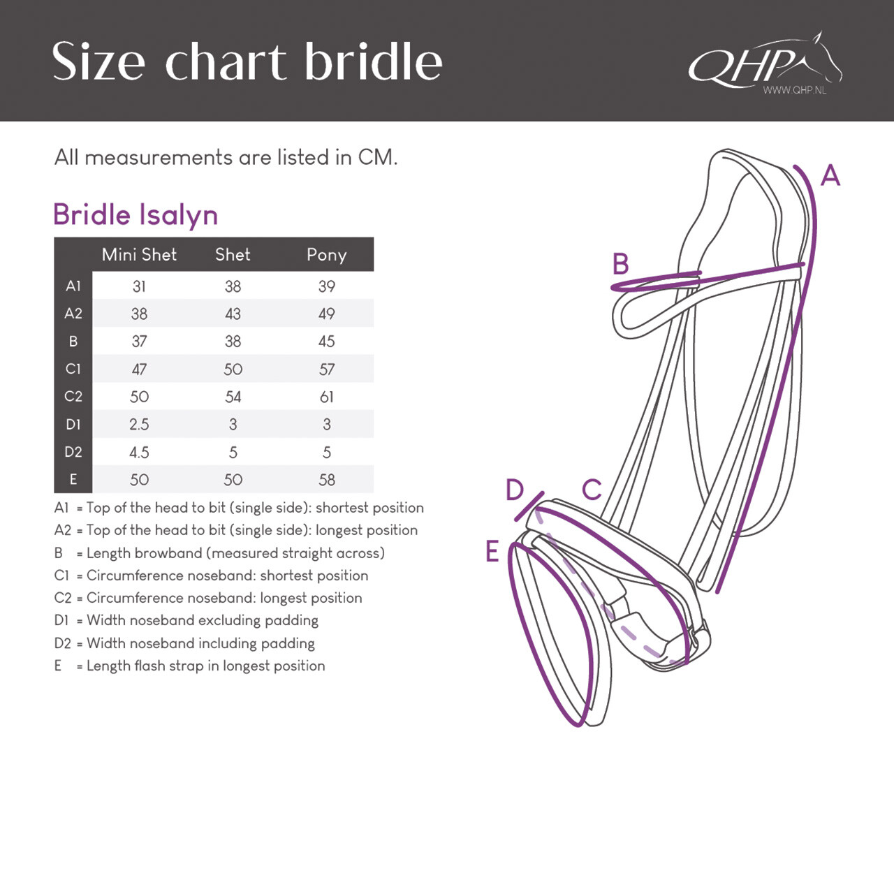 Bridle Isalyn incl. reins