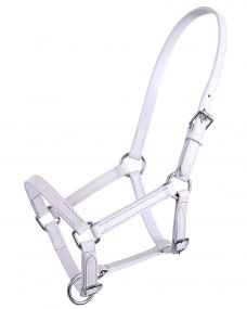 Foal head collar leather Chico White Full-foal 04