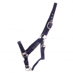 Head collar lined Blue Extra full