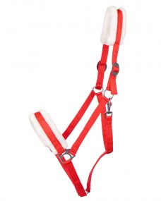 Head collar Cali draft horse Bright red XXFull