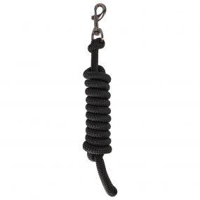 Lead rope with removable snap Black 2.00m