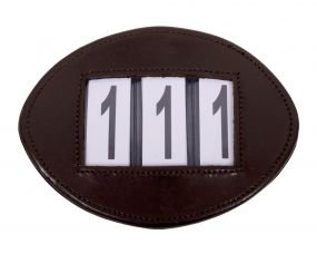 Number holders Modeste oval (2-pack) Brown