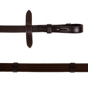 Web reins quick release Brown Full