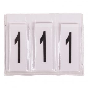 Number holders Start (2-pack) White