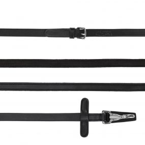 Rein one sided anti-slip with clip Black Full