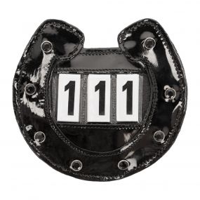 Number holder Horseshoe Black