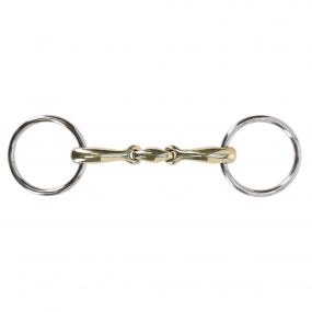 Loose ring bit Anatomical double jointed Argentan 14.5