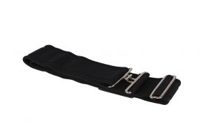 Elasticized rug strap Black