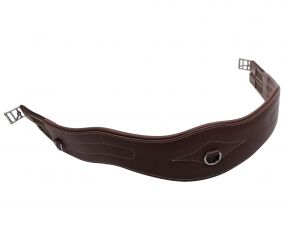 Girth with luxury stitching Dark brown 145