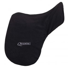 Saddle cover fleece Black