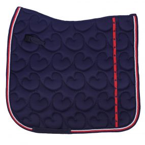 Saddle pad Q Friesian Navy D Full