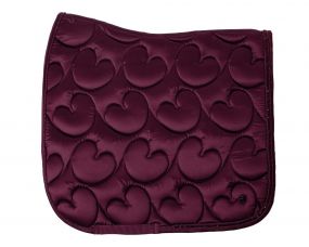 Saddle pad Lily Burgundy D Full