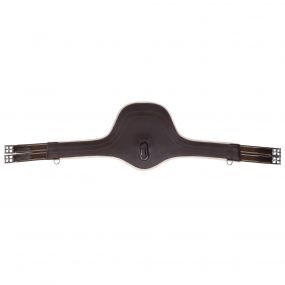 Belly guard girth with removable fur Dark brown 140