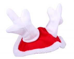 Reindeer hat Christmas Red Full